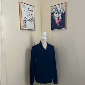 Repair Elegant Black Women's Sweater